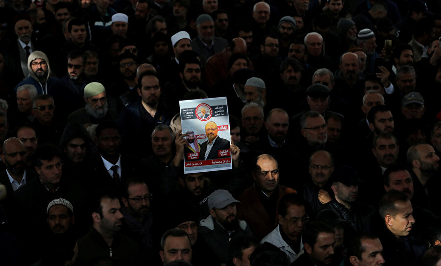 Cemal Kaşıkçı için İstanbul Fatih'te gıyabi cenaze namazı kılınmıştı.