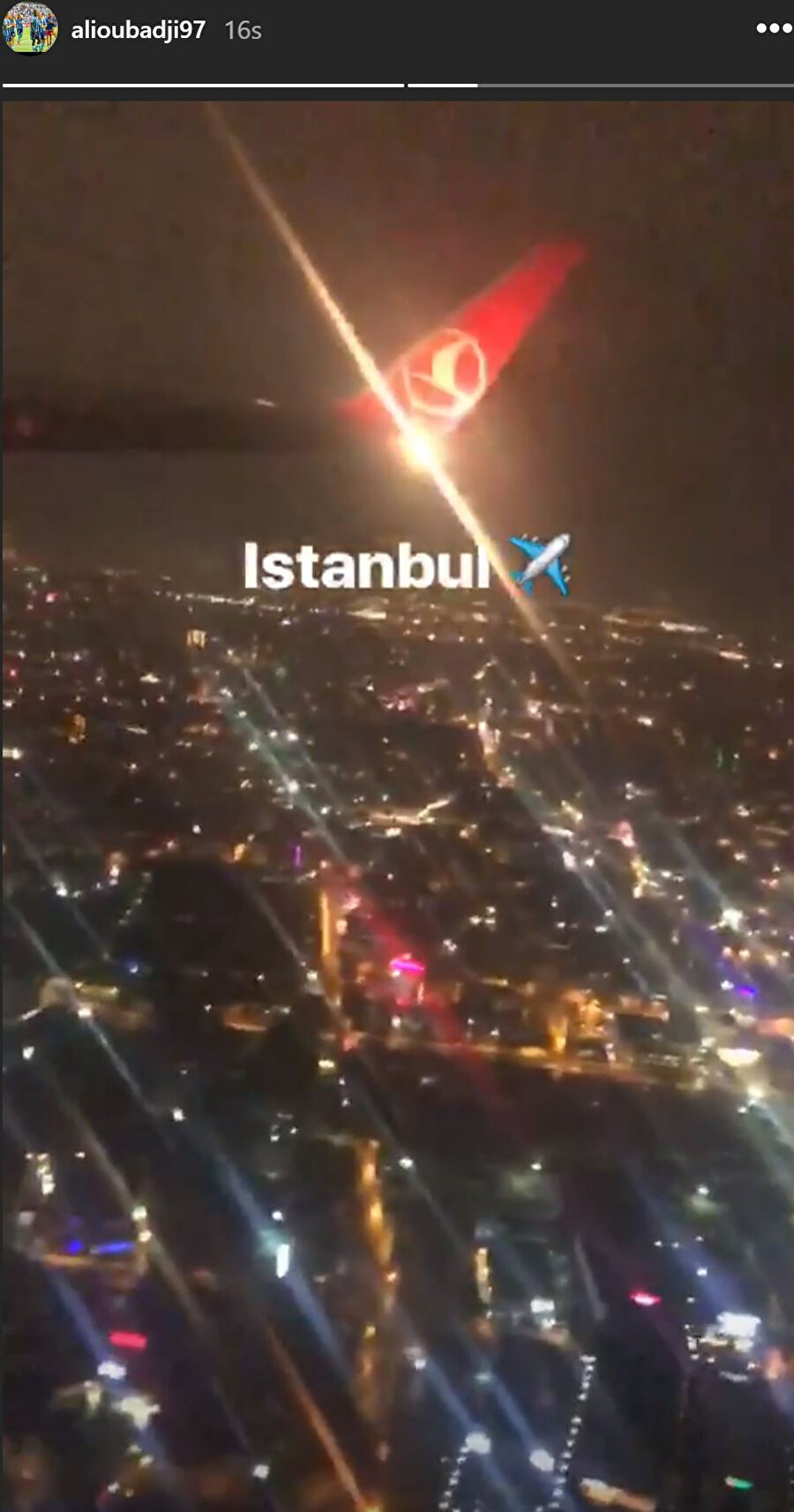 Badji'nin İstanbul paylaşımı.