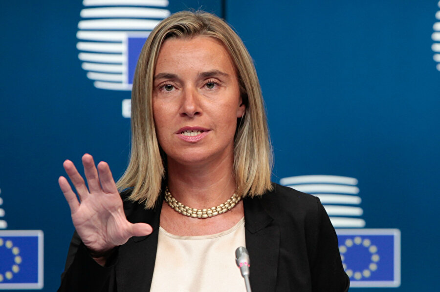 Avrupa Birliği (AB) Dış İlişkiler ve Güvenlik Politikası Yüksek Temsilcisi Federica Mogherini.