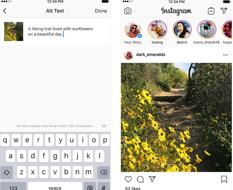 Instagram Gorme Engelliler Icin Fotograflari Seslendirecek