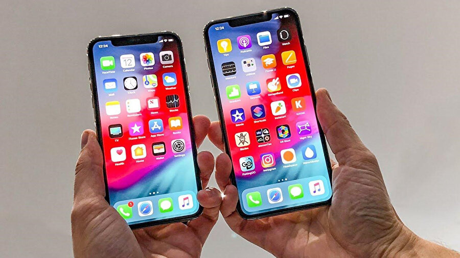 iPhone Xs ve iPhone Xs Max. 