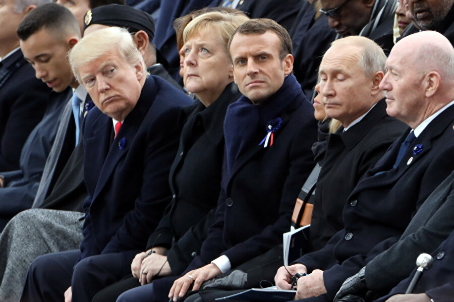 Trump ve Putin en son Fransa'da bir araya gelmişti.