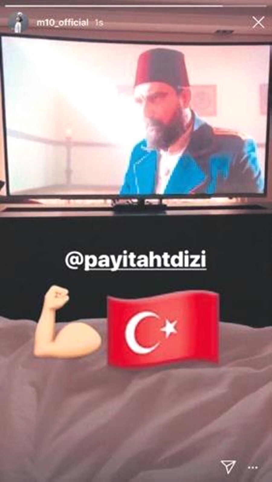 Mesut Özil'in diziyle ilgili yaptığı paylaşım...