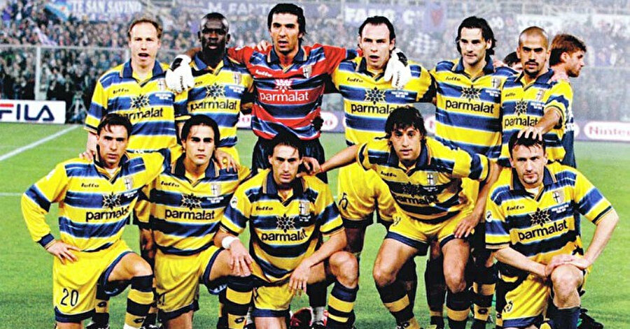 Parma'nın 1999 yılına damgasına vuran kadrosunda yok yok...