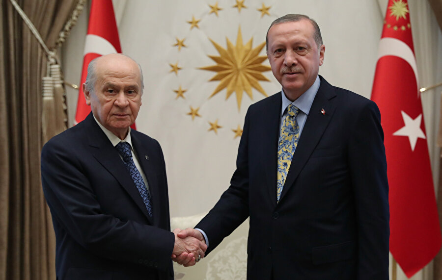 MHP lideri Bahçeli ve Cumhurbaşkanı Erdoğan yerel seçimlerde Cumhur ittifakını devam ettirme kararı almıştı.