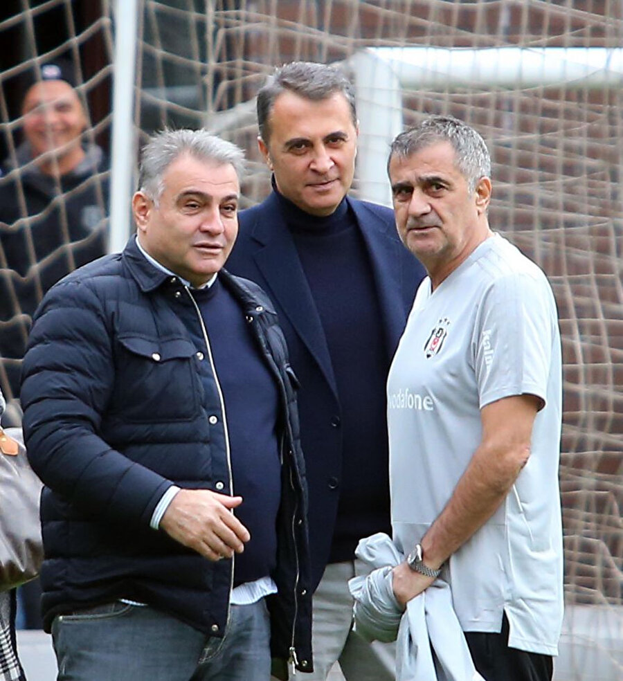 Ahmet Kavalcı, Fikret Orman ve Şenol Güneş ile birlikte...