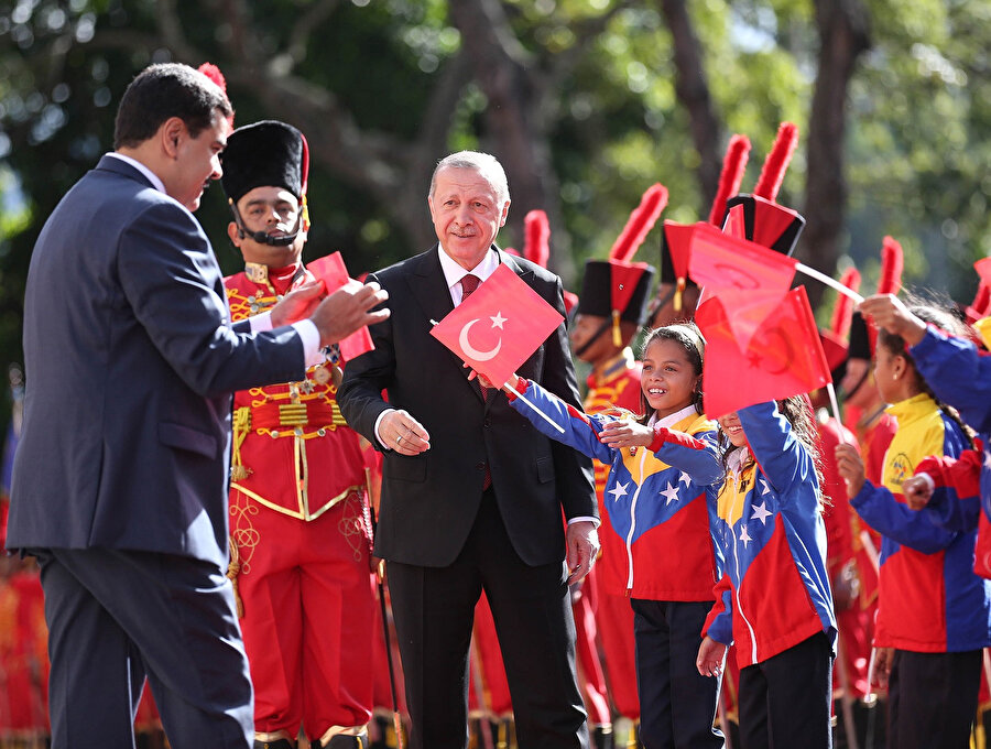 G20 Liderler Zirvesi için Arjantin'e giden Erdoğan, sonrasında Venezuela'Ya bir ziyaret gerçekleştirmişti.