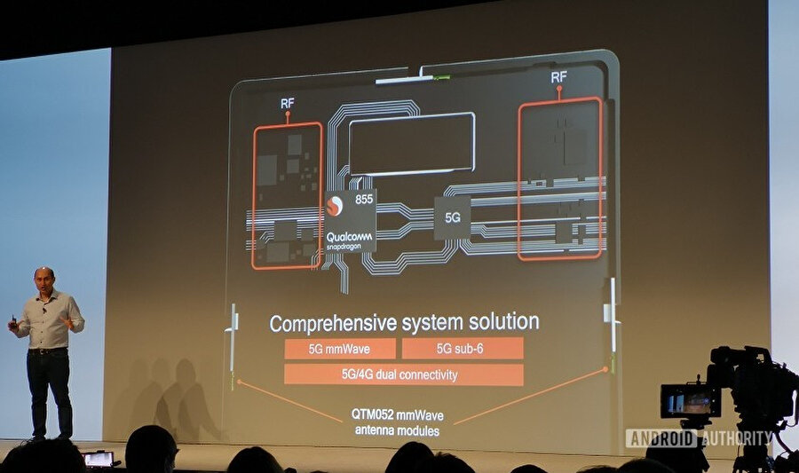 Snapdragon 855'in en etkileyici yanlarından biri ise 5G desteği.