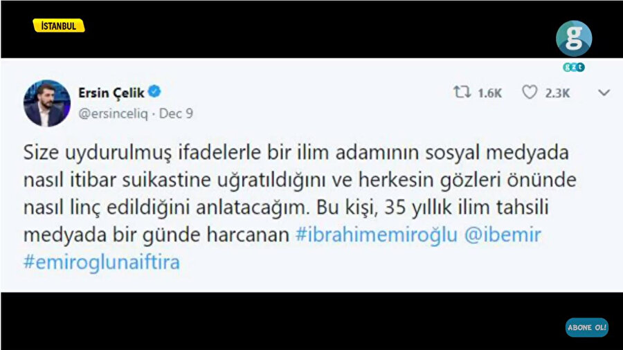 Gazeteci Ersin Çelik, Emiroğlu olayının perde arkasını paylaştı.