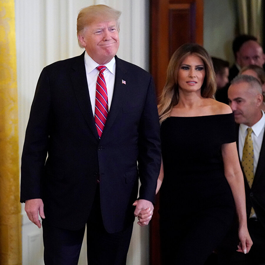 ABD Başkanı Donald Trump ve First Lady Melania Trump