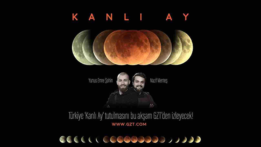 2018'in en çok izlenen doğa olayı olarak tanımlanabilecek 'Kanlı Ay Tutulması' Türkiye genelinde 'gzt.com' sosyal medya hesaplarından izlendi. Bir milyonu aşkın izleyici GZT'nin 3.5 saatlik yayınında Kanlı Ay Tutulması'nı gözlemledi! 