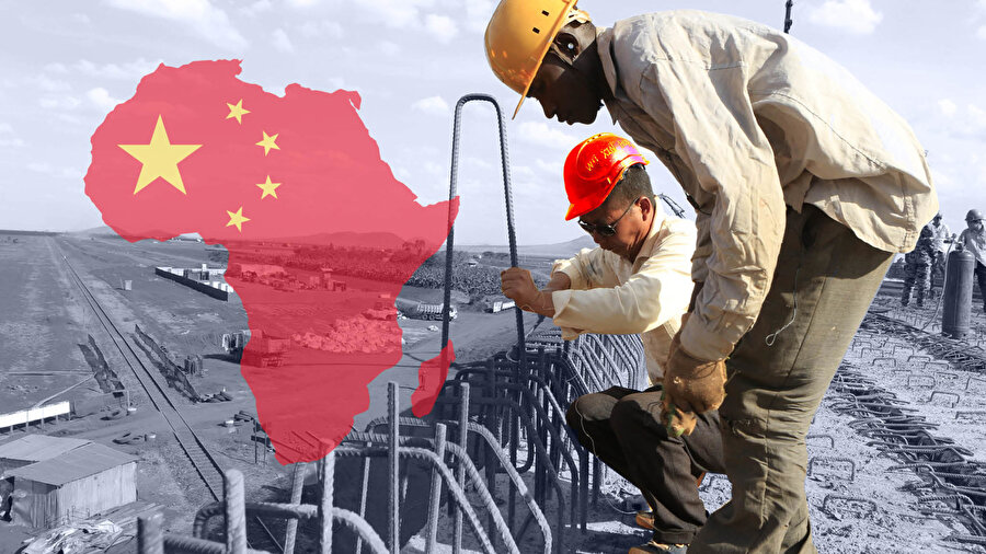 Çin, bugün Afrika'nın dört bir yanında inşaat projelerini hayata geçirmiş durumda.