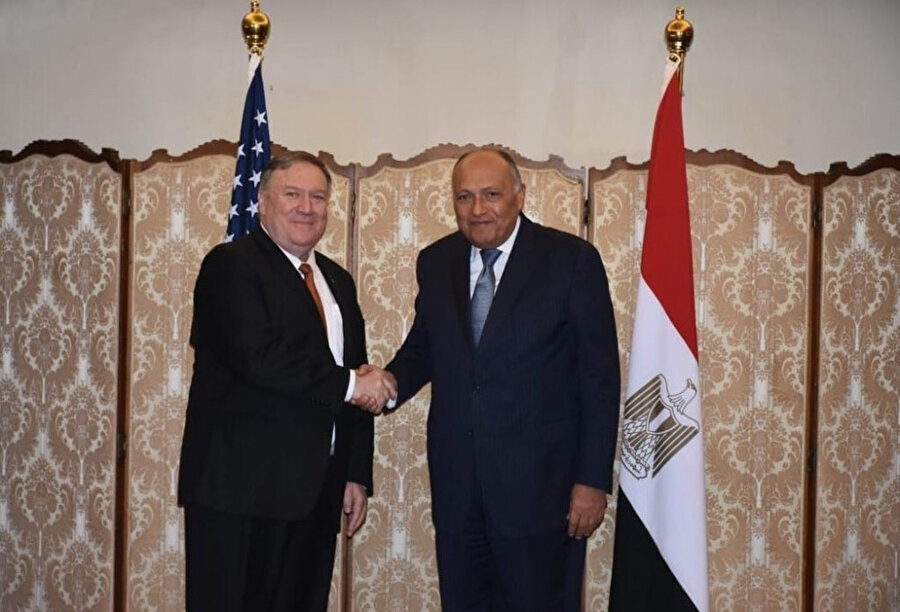 ABD Dışişleri Bakanı Mike Pompeo, Orta Doğu turu kapsamında Mısır'a geldi.