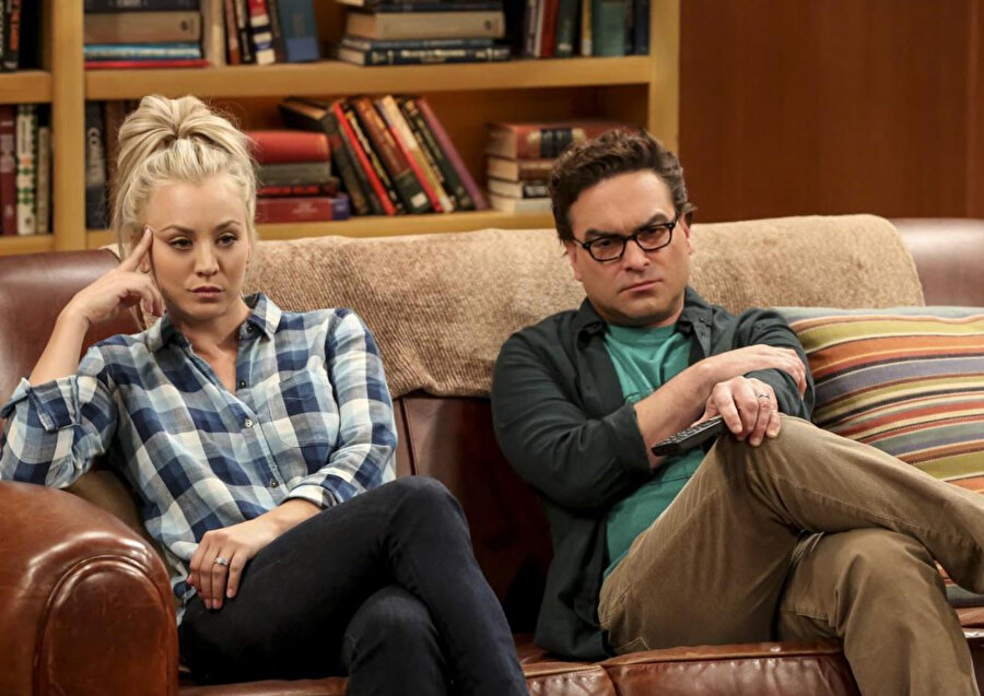 The Big Bang Theory dizisinden bir kare.