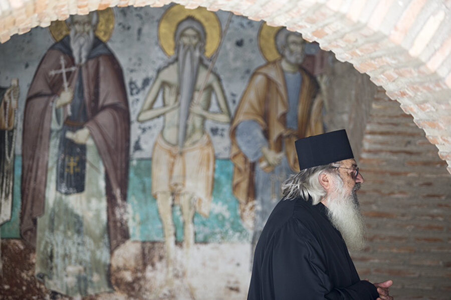 Ortodoks dünyası için manevi öneme sahip Aynoroz özerk manastır bölgesi.