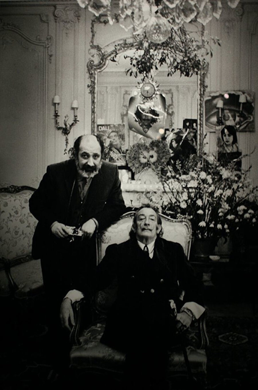 Ara Güler ve Salvador Dali.