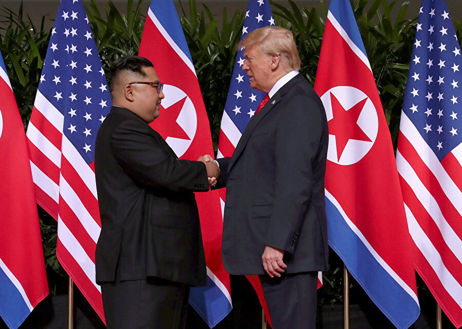 ABD Başkanı Donald Trump ile Kuzey Kore lideri Kim Jong-un, geçtiğimiz yıl haziran ayında bir araya gelmişti.