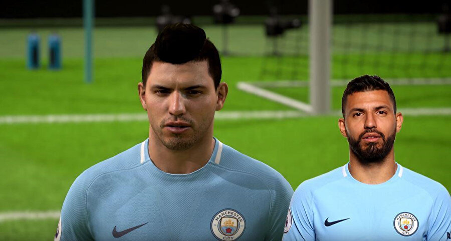 Sergio Agüero'nun FIFA 19'daki taslak görünümü! FIFA, bu konuda oldukça başarılı... 