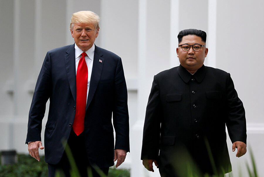 ABD Başkanı Donald Trump, Kuzey Kore lideri Kim Jong Un’la bir araya gelmişti.