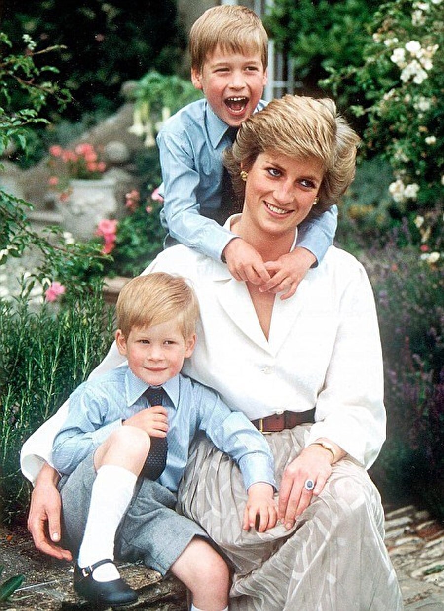 Diana ve oğulları.
