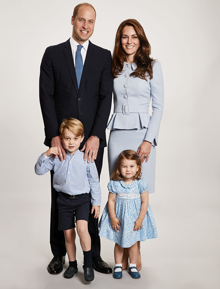 Kate Middleton ve çocukları.