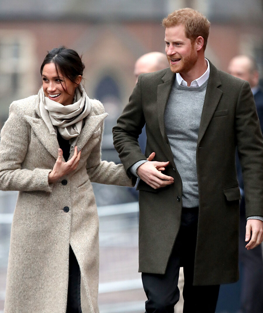 Meghan Markle ve prens Haryy.