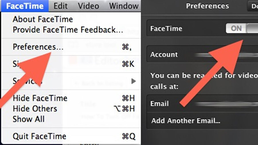 Mac'lerde de bu yöntem sayesinde FaceTime'ı devre dışı bırakabilmek mümkün.