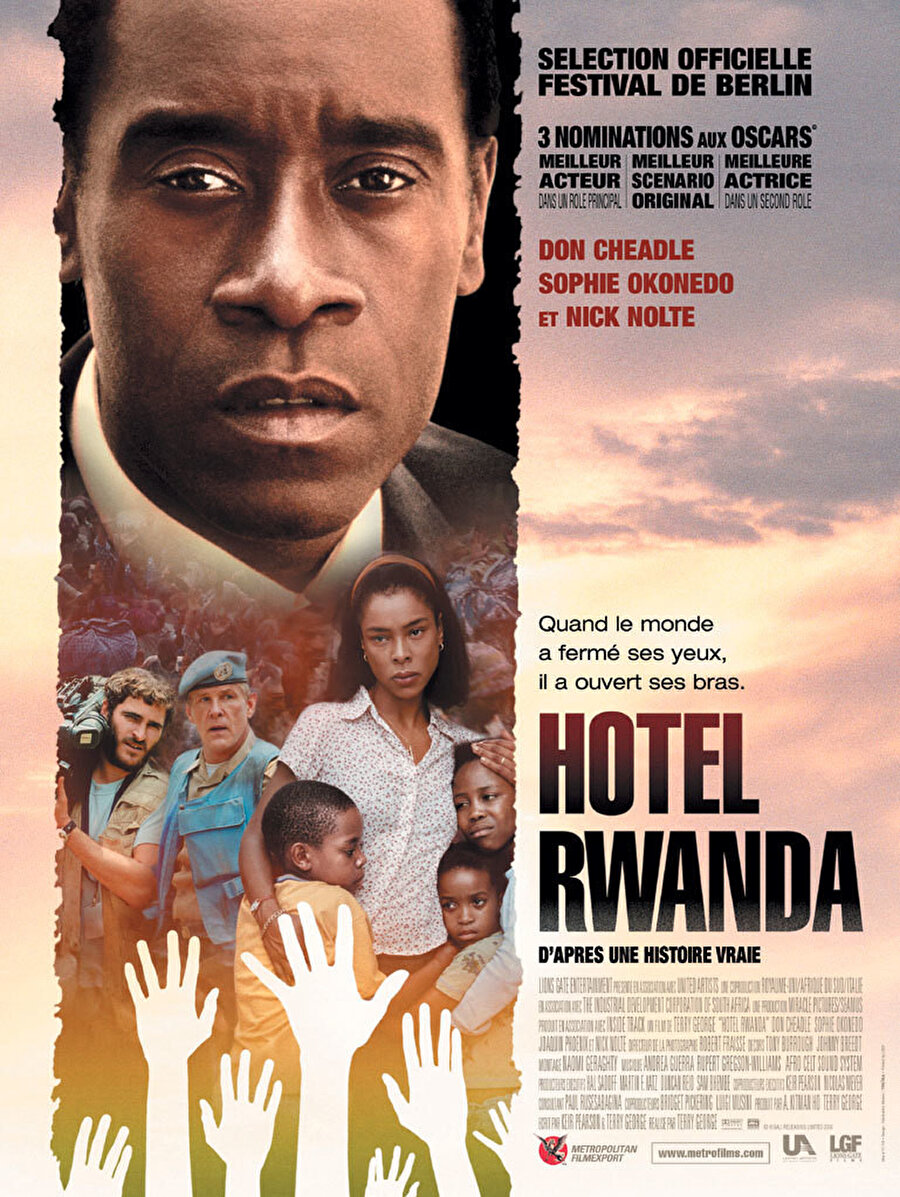 Hotel Rwanda, film afişi.