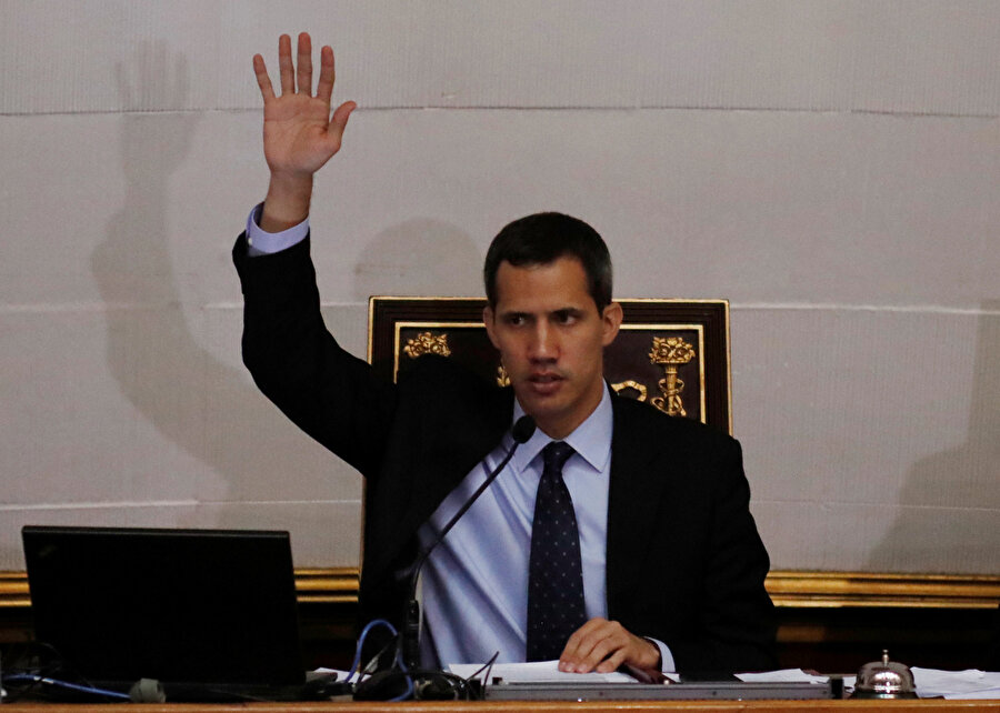 Juan Guaido, Venezuela Ulusal Meclis Başkanlığı görevindeydi. 