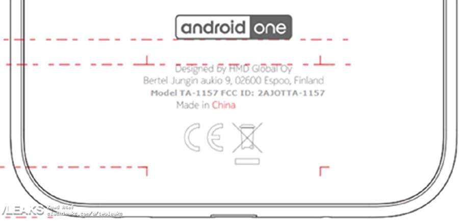 Yeni telefonun arka kısmında Android One logosu da dilkkat çekiyor. 