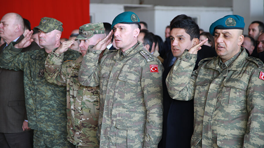 Kosova'daki NATO Barış Gücü (KFOR) bünyesinde görev yapan Türk Temsil Heyeti.