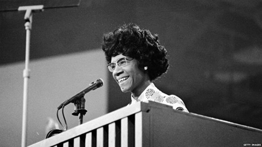  Kongre’ye seçilen ilk Afrika kökenli Amerikalı temsilci Shirley Chisholm