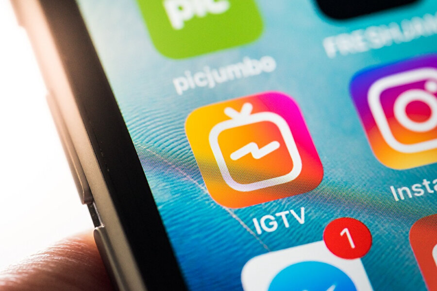 IGTV, ekstra bir uygulama olarak da akıllı telefonlarda kullanılabiliyor.