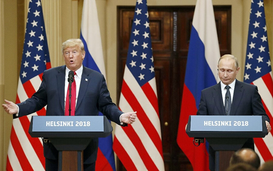 Trump ve Putin ortak bir basın toplantısı düzenlemişti.