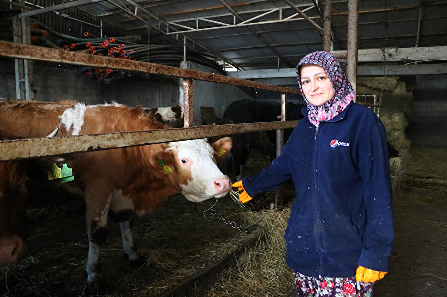 Tekirdağ'da yaşayan Nilay Öz, Tarım ve Orman Bakanlığının Genç Çiftçi Projesinden faydalanarak aldığı destekle besicilik yaparak aile ekonomisine katkı sağlıyor. 
