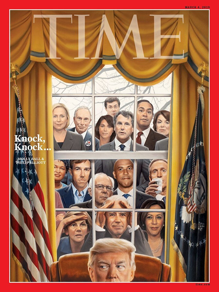 TIME dergisi, 2020 ABD seçimlerini kapağına taşıdı. 