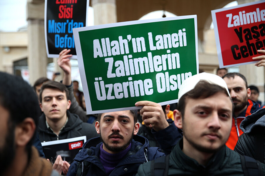 Mısır'da idam edilen 9 genç için İstanbul'da protesto gösterileri düzenlemişti.