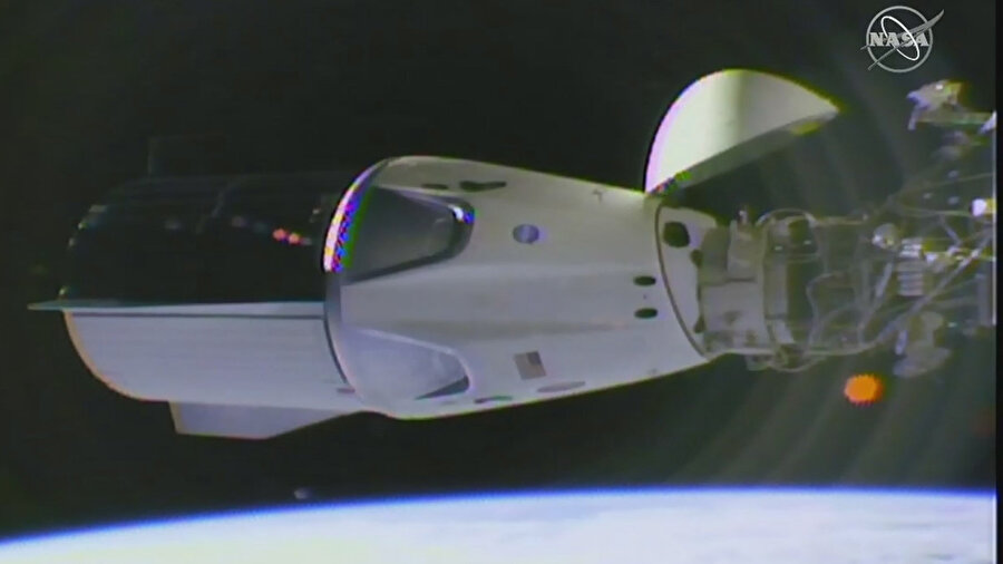 Taşıyıcı kapsül, Uluslararası Uzay İstasyonu'na ulaşmayı başardı. 