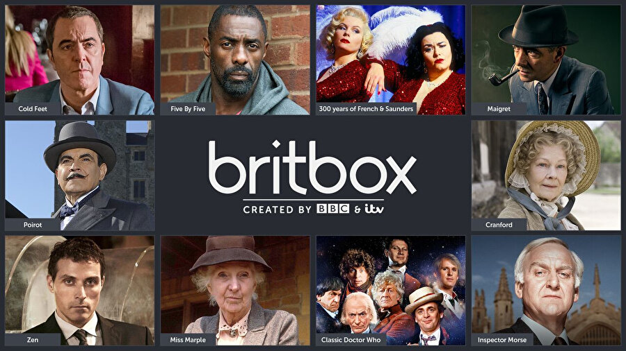BBC ve ITV'nin birlikte kurduğu dizi platformu BritBox.