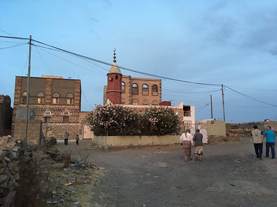 Taiz’in Türbe köyünde bir gece konakladığımız tipik Yemen evi.