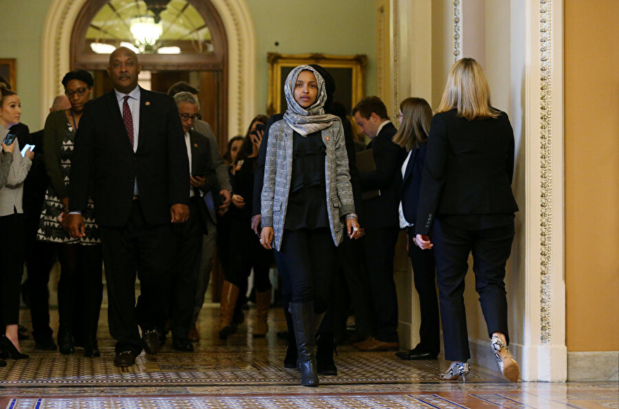 Ilhan Omar'a birçok destek geldi.