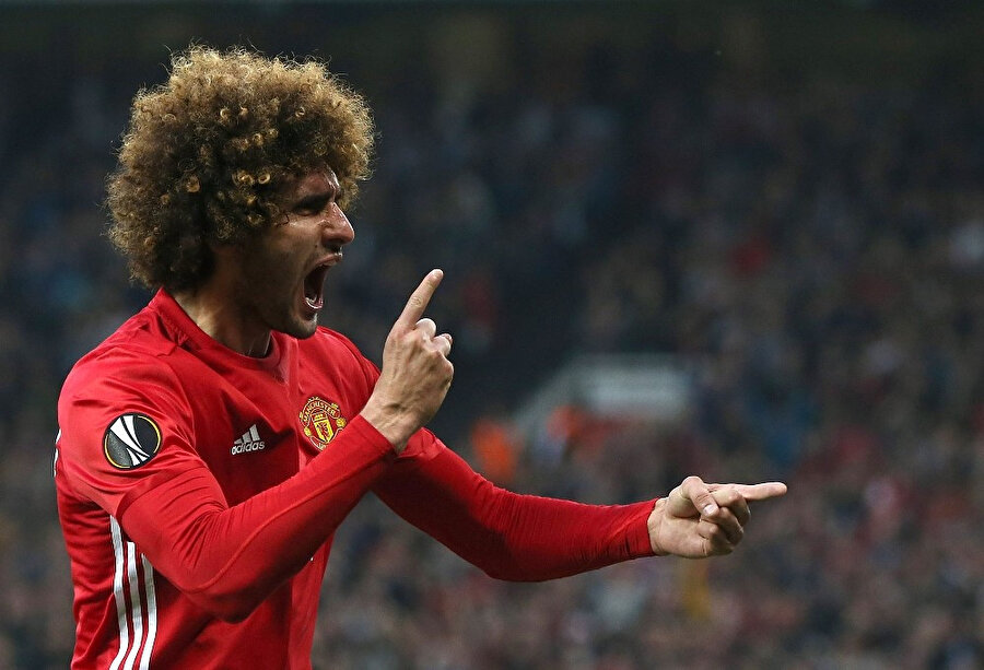 Fellaini'nin Manchester United günlerinden bir kare.