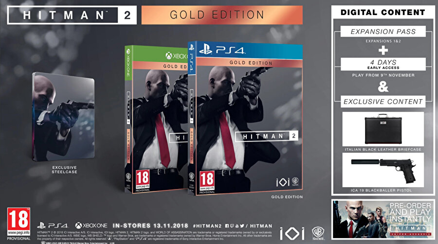 Hitman 2 Gold Edition. 