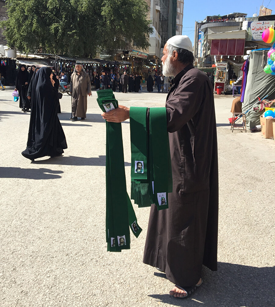 Kerbala sokaklarından bir kare.