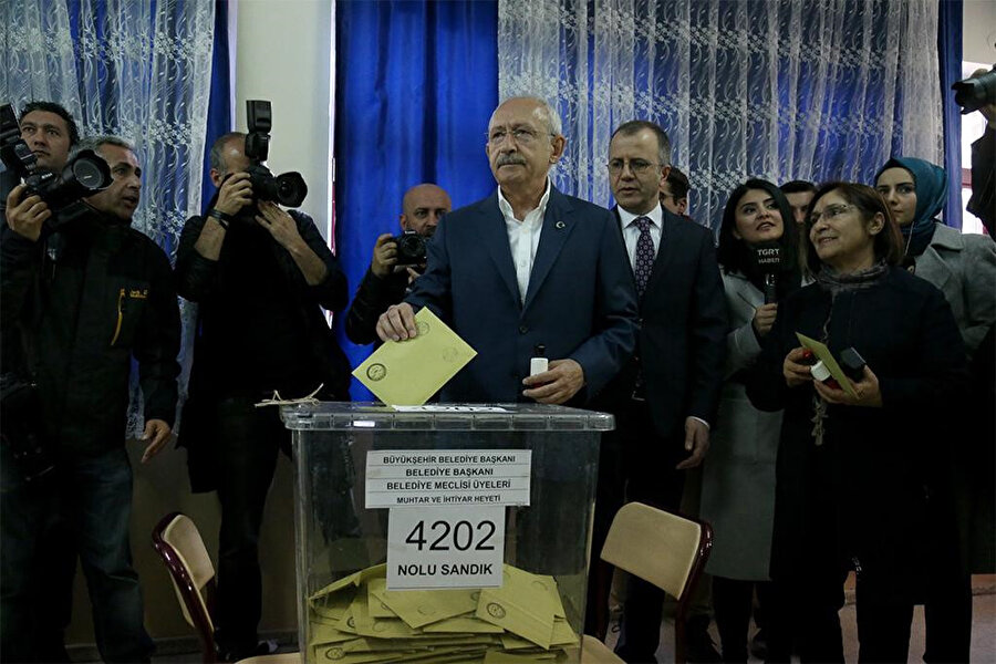 CHP Genel Başkanı 4202 nolu sandıkta oy kullanmıştı.