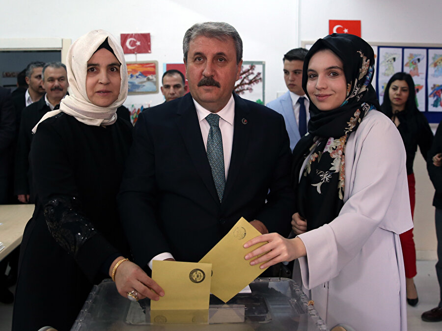 BBP'nin Genel Başkanı Mustafa Destici'nin oy kullandığı sandıktan AK Parti önde çıktı.
