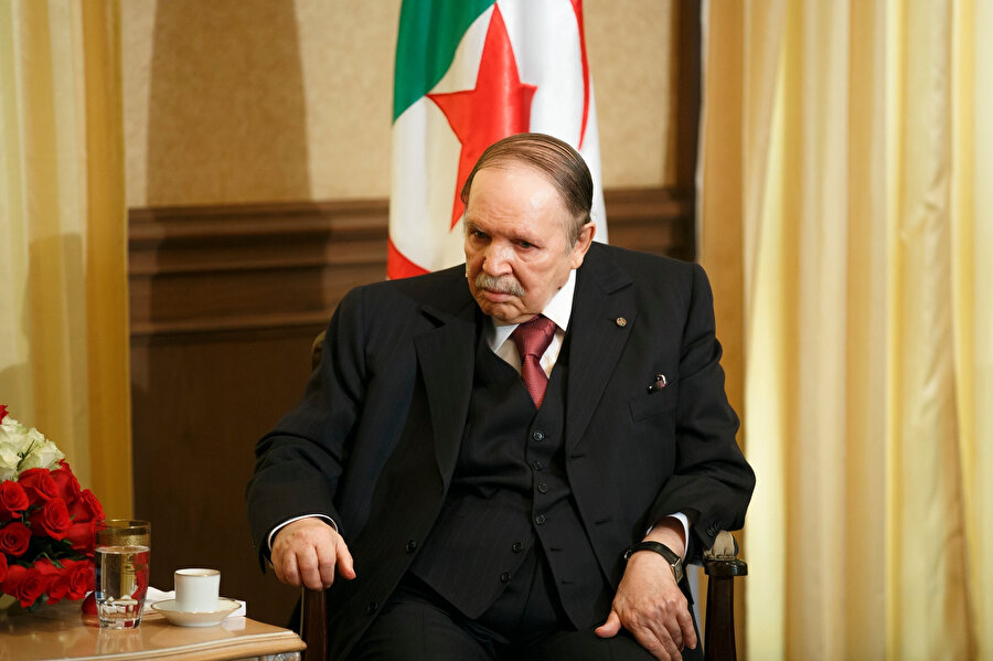 Cezayir'in istifa eden Cumhurbaşkanı Abdulaziz Buteflika.