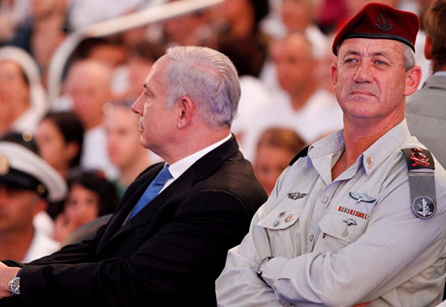 İsrail Başbakanı Benjamin Netanyahu'nun rakibi Benny Gantz