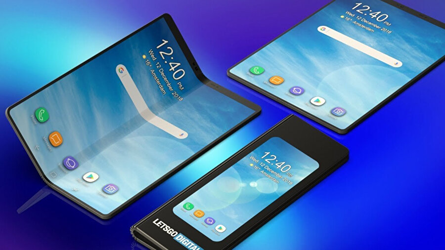 Galaxy Fold, Samsung’un ürettiği ilk katlanabilir akıllı telefon konumunda yer alıyor.nn