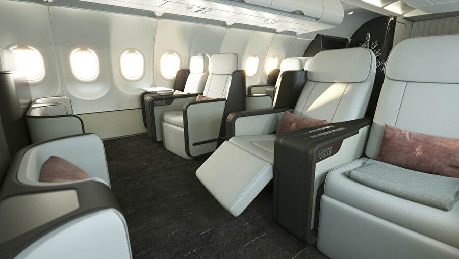 Yeni uçakta 48 yolcu koltuğu bulunacak.